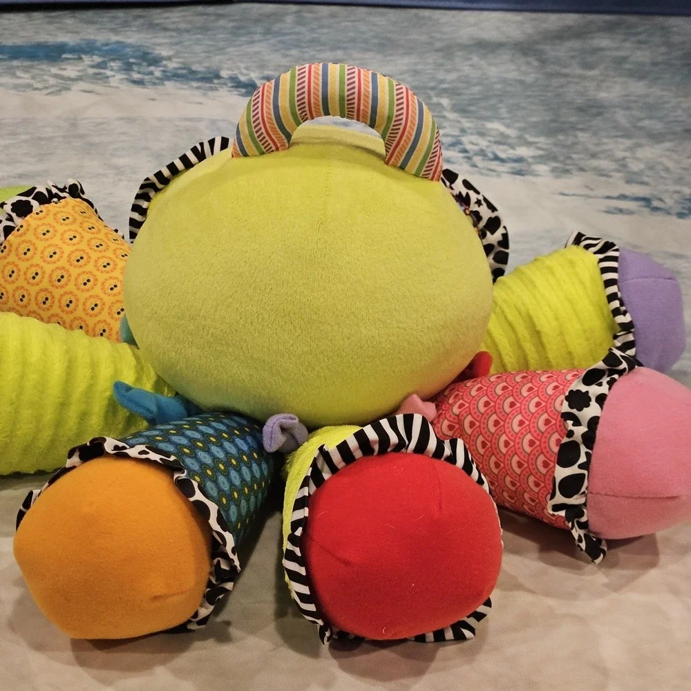 Lamaze Octopus Baby Toy Sensory Plush Squeaker Colorful‎ Legs Infant Toy